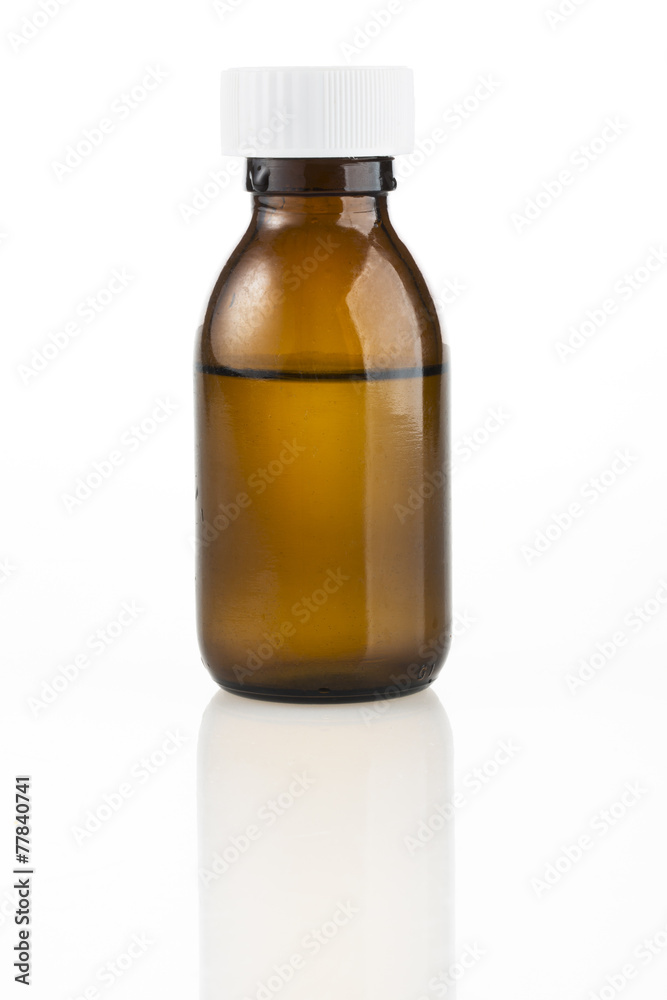 Brown Medicine Bottle