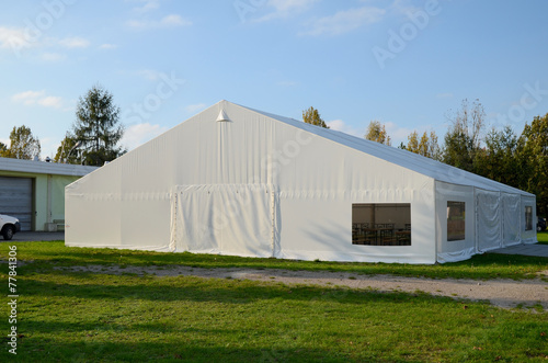 Obraz na płótnie White tent w salonie