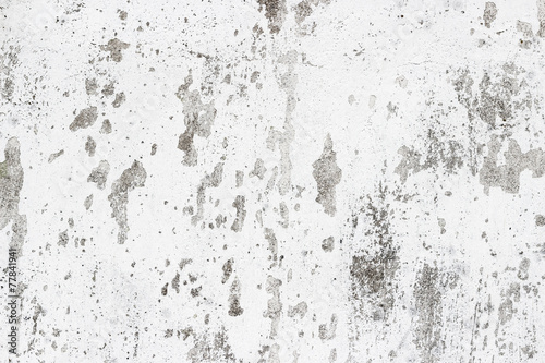 Old stucco white wall background or texture