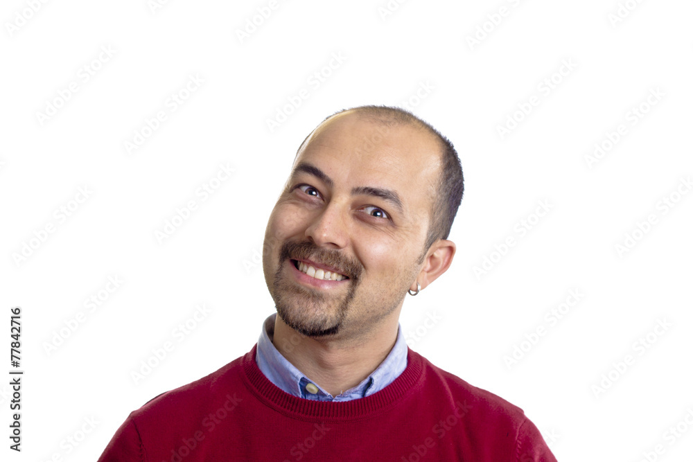 smiling happy man isolated smiling happy man isolated