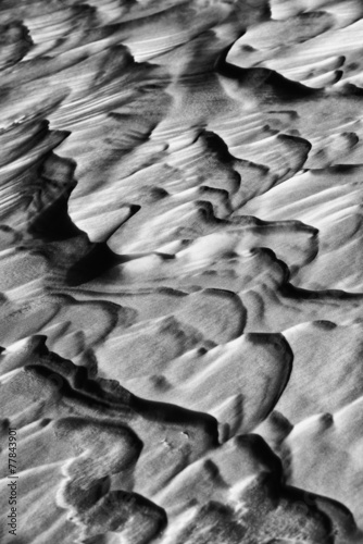 Windy snowfield - abstract background