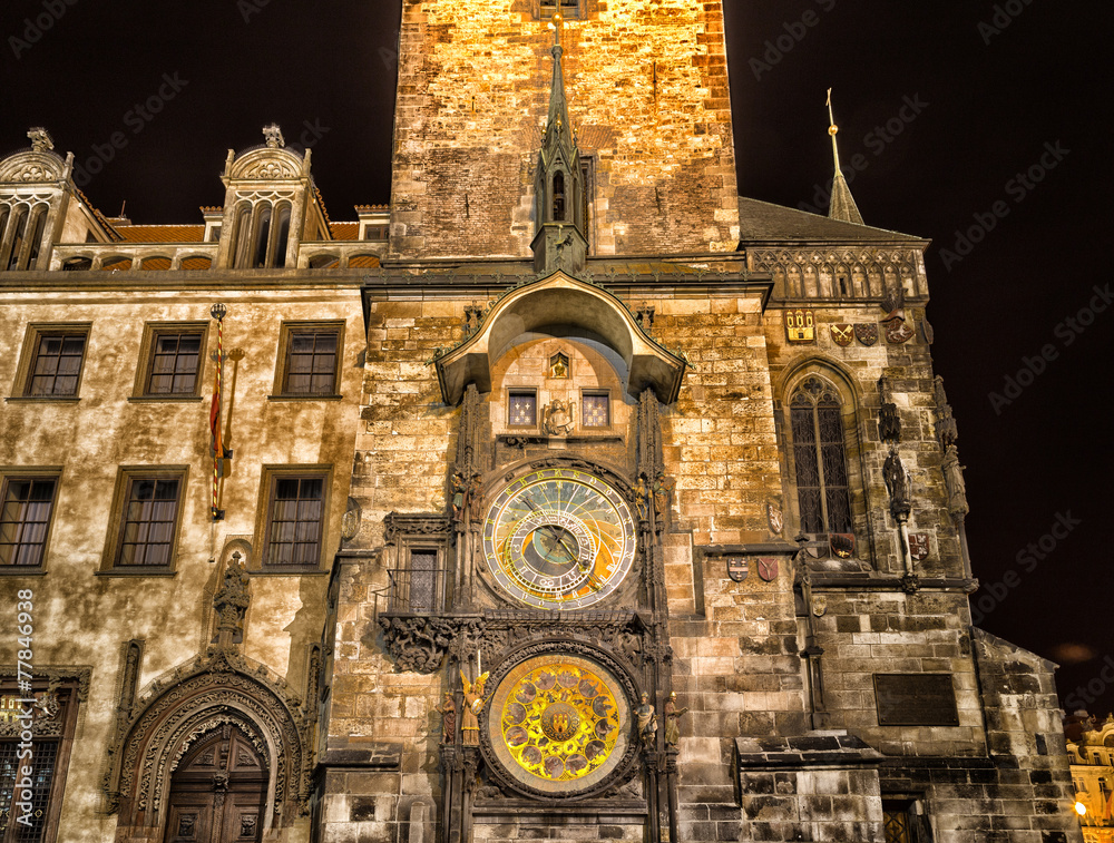 Obraz premium Astronomical clock in Prague