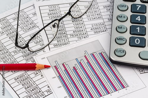 Taschenrechner und Statistk photo