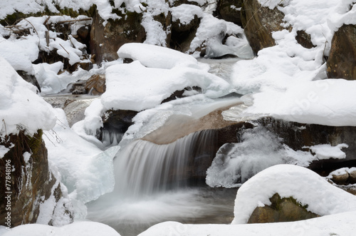fiume inverno