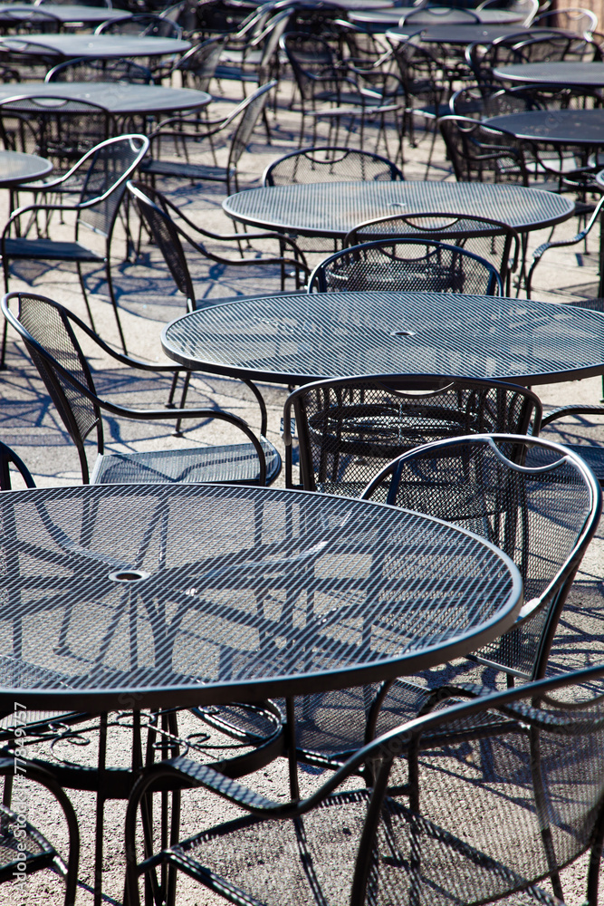 Outdoor patio tables