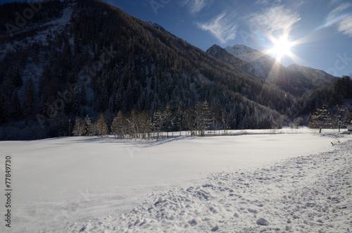 inverno montagne neve