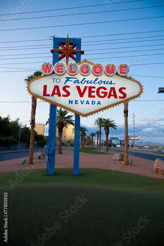 The Welcome to Fabulous Las Vegas neon sign