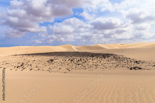 Sand desert in Viana Boavista  Cape Verde