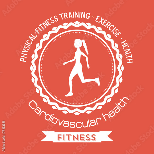 Fitness design, vector illustration.