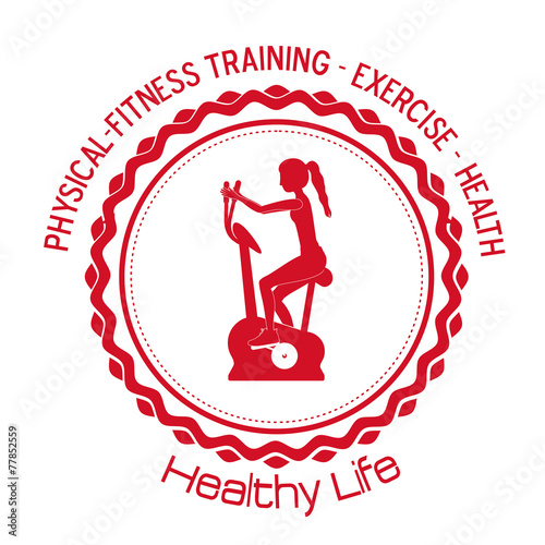 Fitness design, vector illustration.