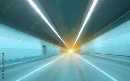 moving fast in tunnel