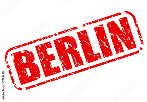 Berlin red stamp text