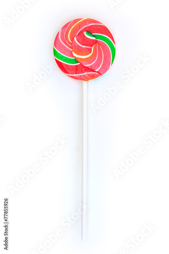 candy on white background