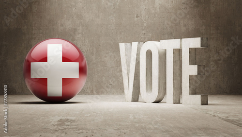 Switzerland. Vote Concept.