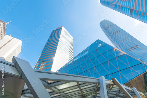 Photography modern business center in hongkong
