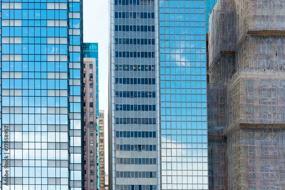modern glass building modern glass building