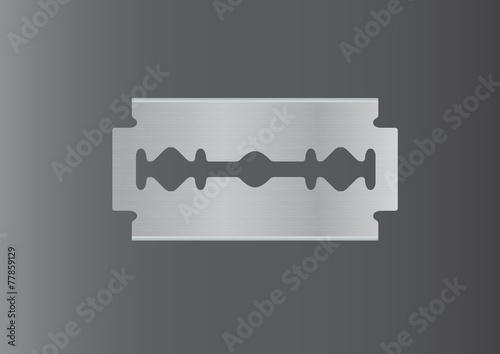 razor vector, razor blade, razor in dark background