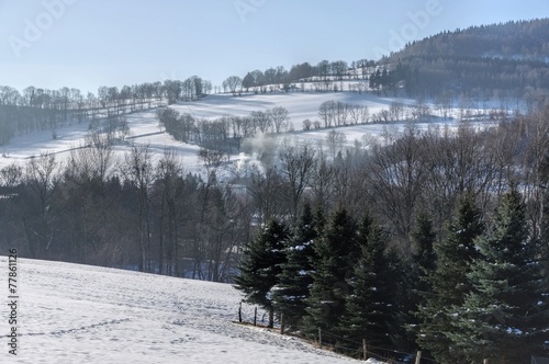 Erzgebirge im Winter - Ore mountains in Winter 01