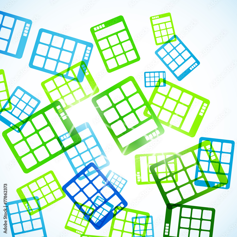 abstract background: calculator abstract background: calculator