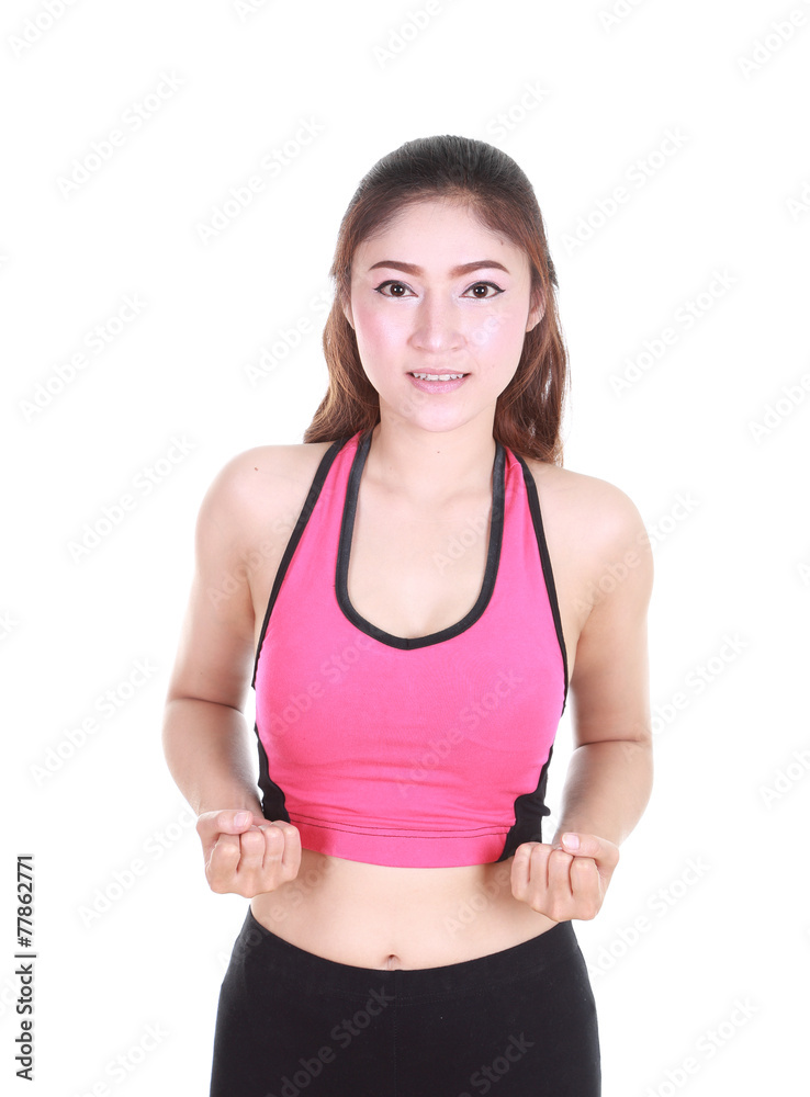 Portrait Fitness Woman Portrait Fitness Woman