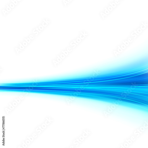 Blue abstract stripe border background