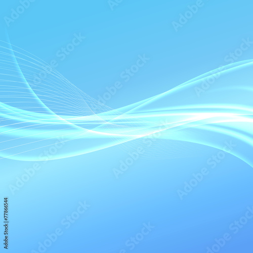 Modern blue abstract speed swoosh line fusion