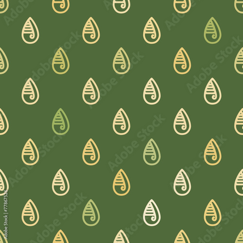 Seamless background with Mexican relics dingbats characters