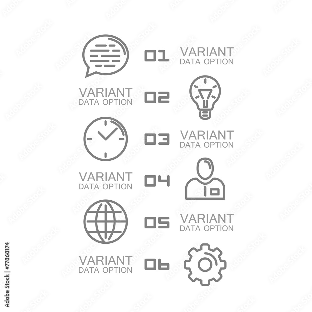 Information Set of icons Information Set of icons