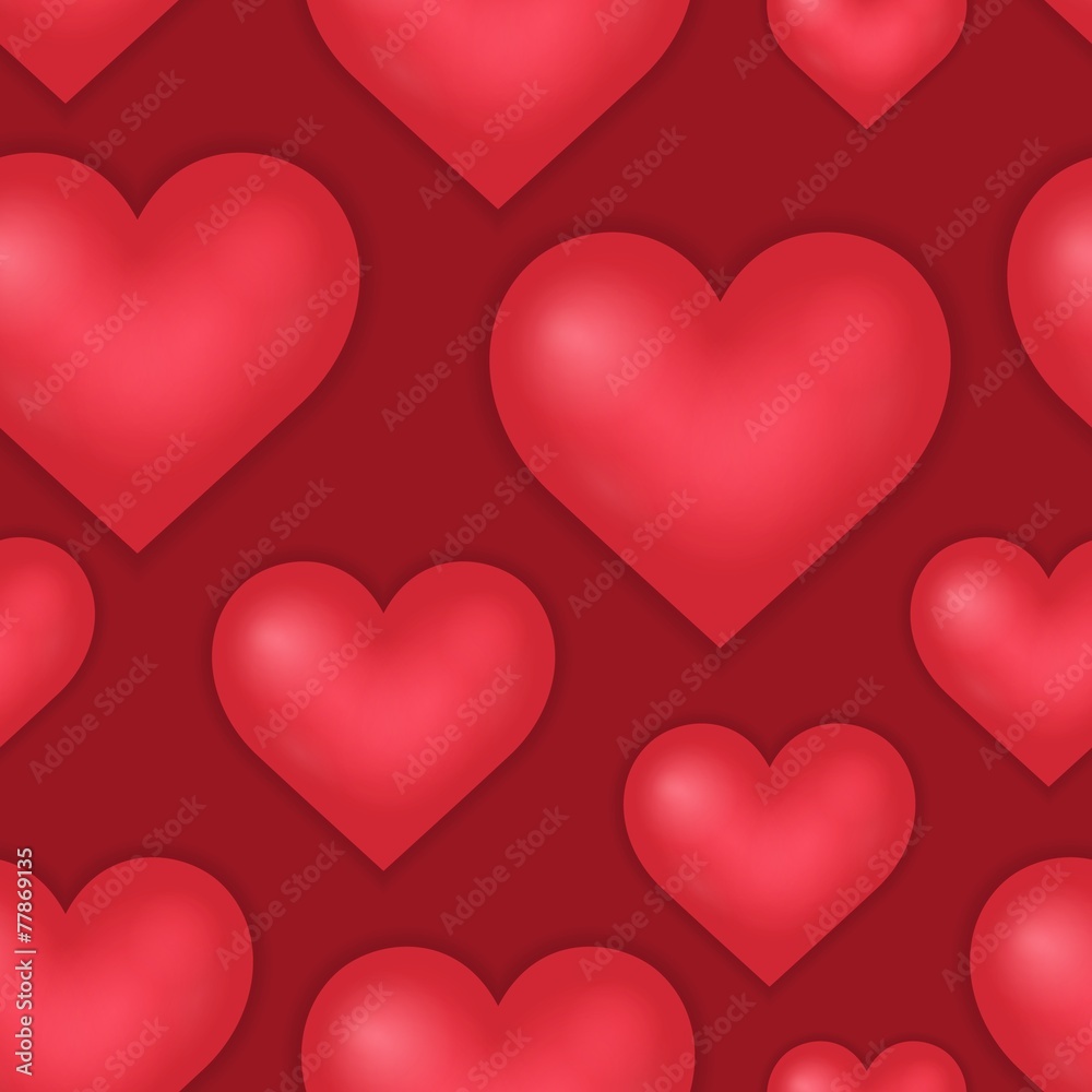 Heart theme seamless background 1 Heart theme seamless background 1