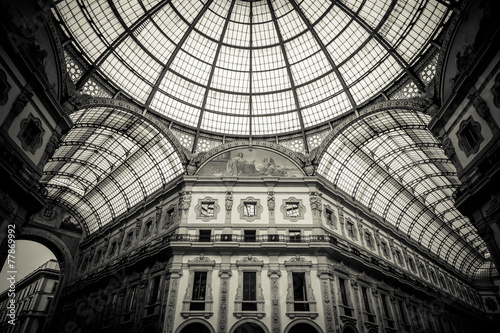 Dome of Galleria Vittorio Emanuele II, Milan Italy
