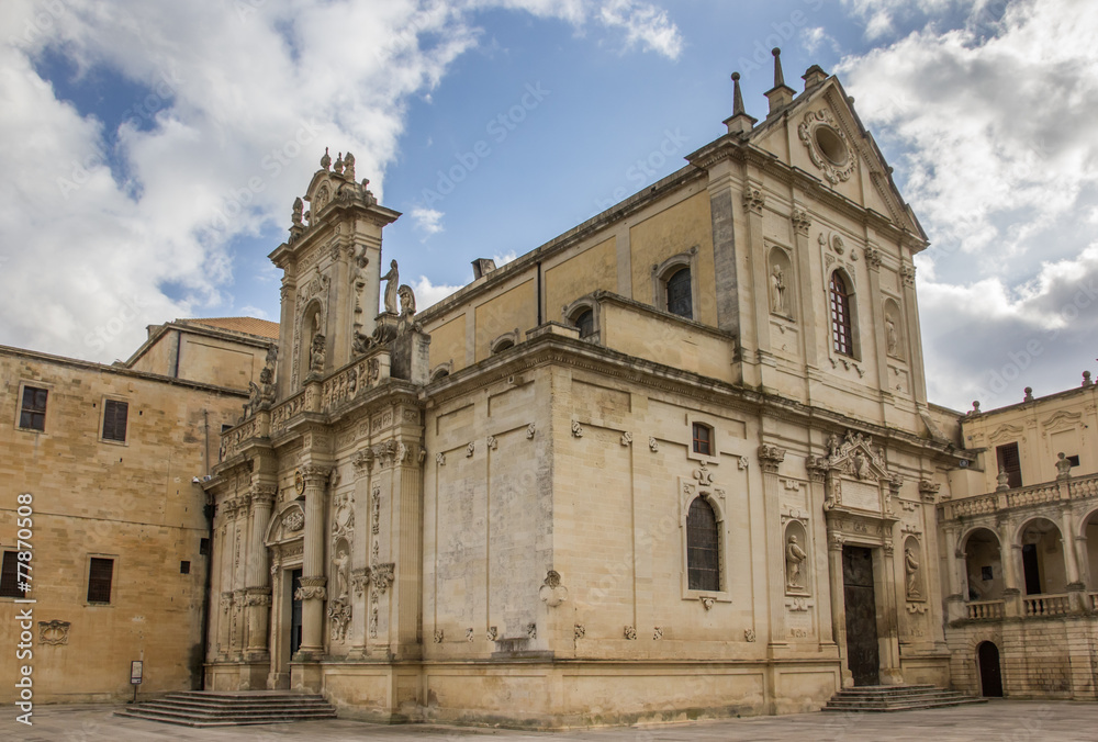 Cathedral in the old center of Lecce