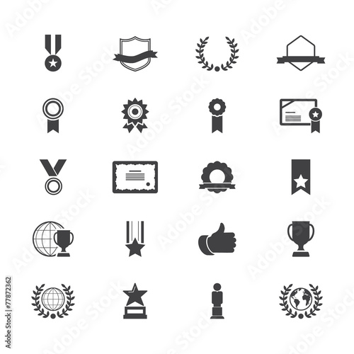 Award and Honor Icon set