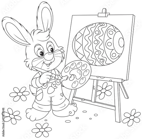 Easter Bunny painter