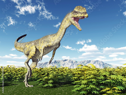 Dinosaur Dilophosaurus © Michael Rosskothen