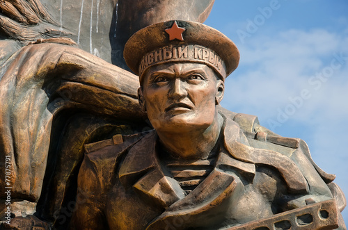 Monument marine commandos in Kerch photo