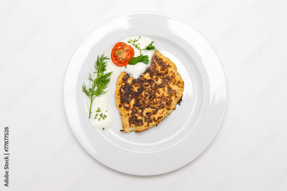 pfannkuchen mit blumenkohl pfannkuchen mit blumenkohl