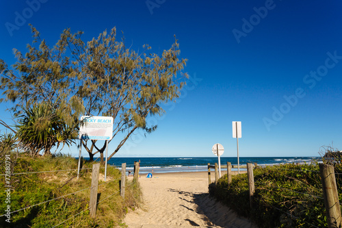 Entry to Dicky beach