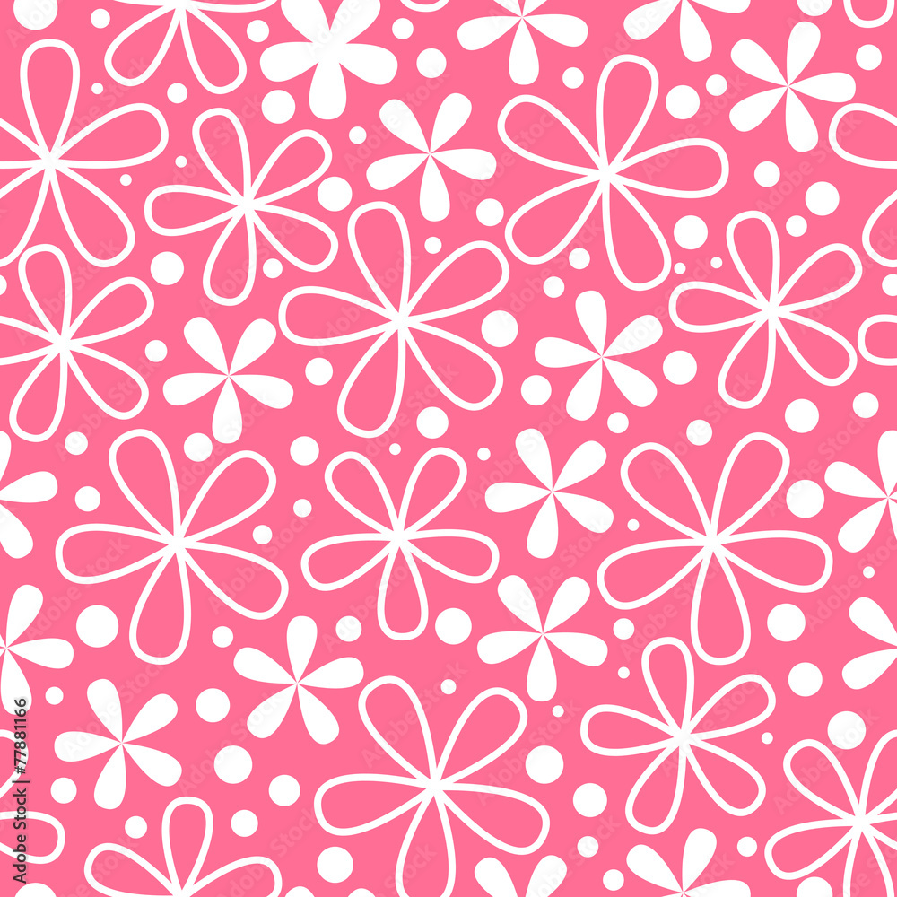 Fototapeta premium Floral seamless pattern for Your design