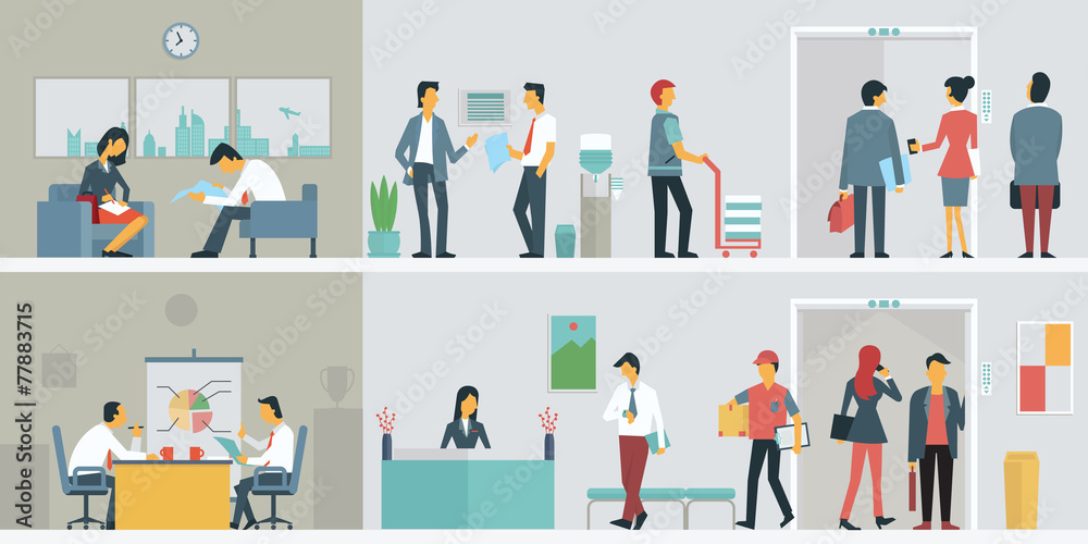 Business people in office Business people in office