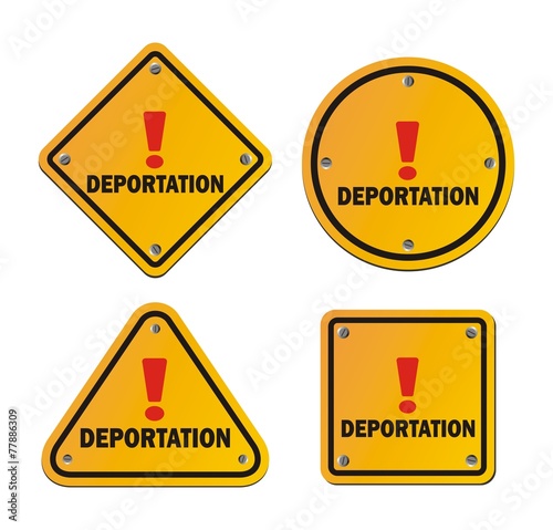 deportation - warning signs