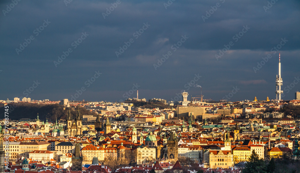 View of Praque City Center-Czech Republic