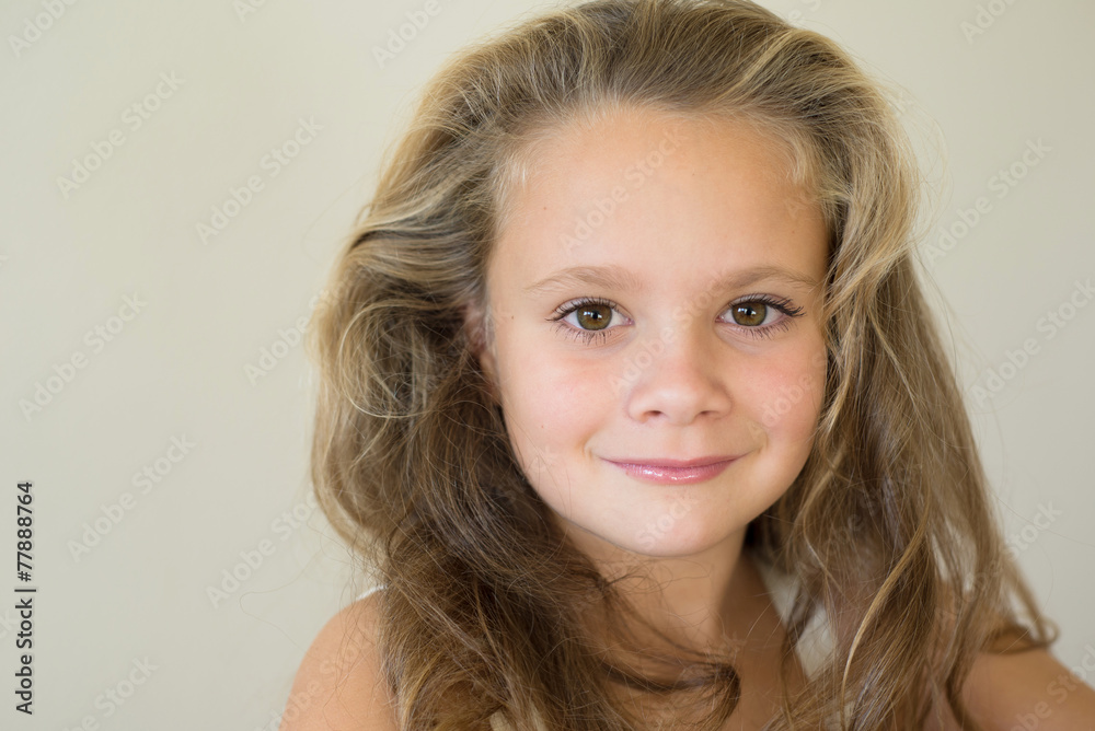 Portrait of a smiling little girl