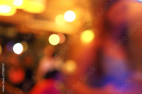 bokeh background in coffee cafe shop