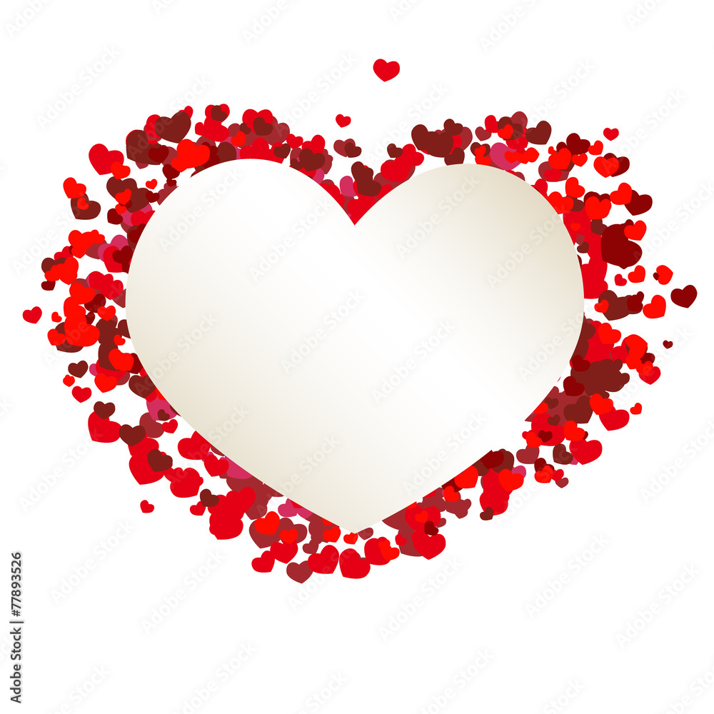 valentine heart banner valentine heart banner