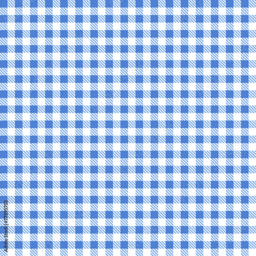 blau-weiß Karo Tischdecke Muster kariert