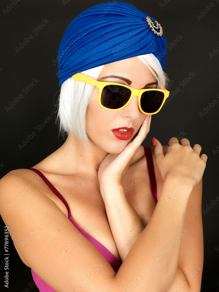 Serious Thoughtful Young Woman Serious Thoughtful Young Woman