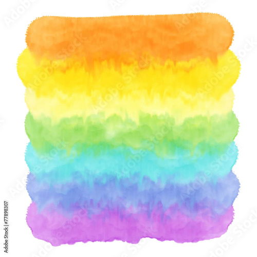 Watercolor rainbow