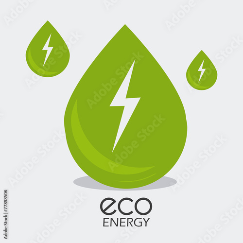 Ecology design, vector illustration.