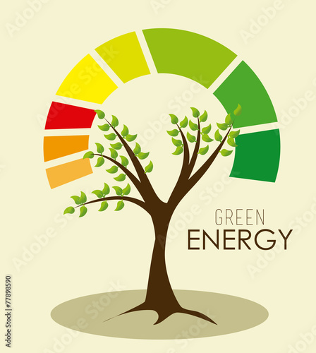 Ecology design, vector illustration.