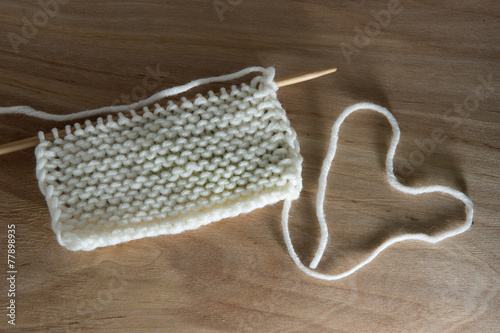 Stricken mit Herz für Babys